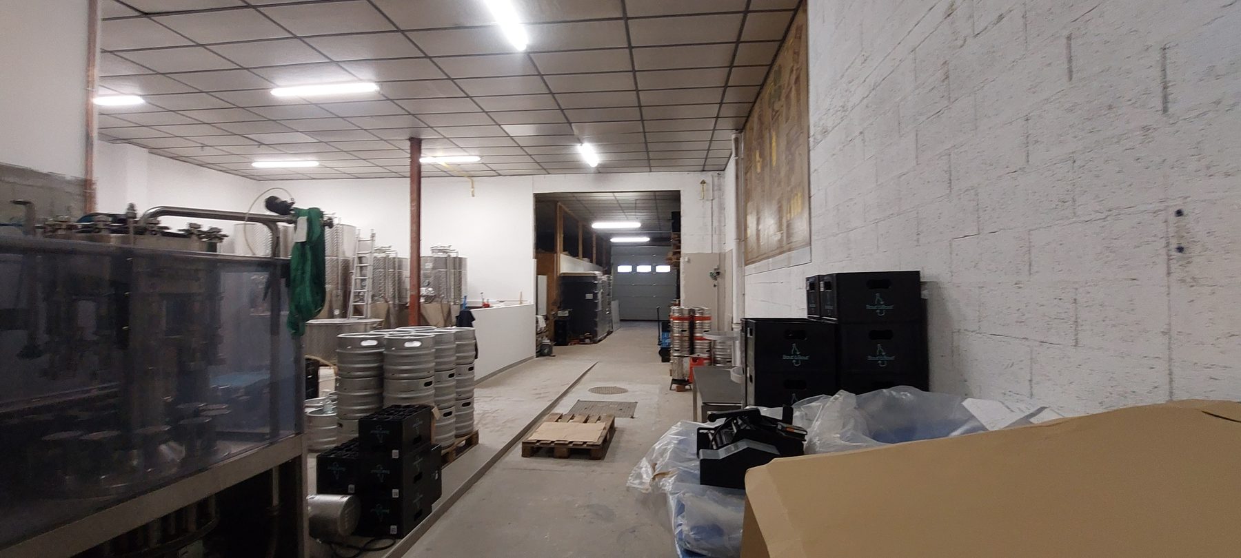 Hall de stockage des fûts
